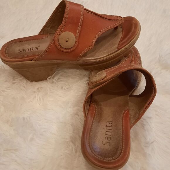 Garnet Hill Sanita Clog Sandal Leather - Picture 11 of 13